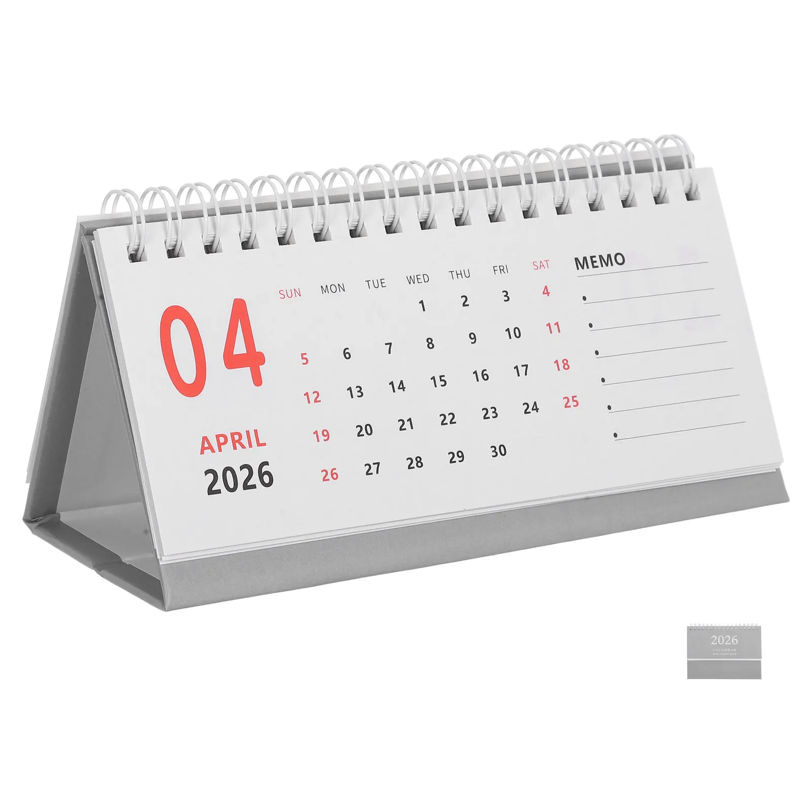 

Mini Desk Calendar Solid Color 2025-2026 Small Desktop Standing Flip Monthly Planner Compact Organizer for Office Home School