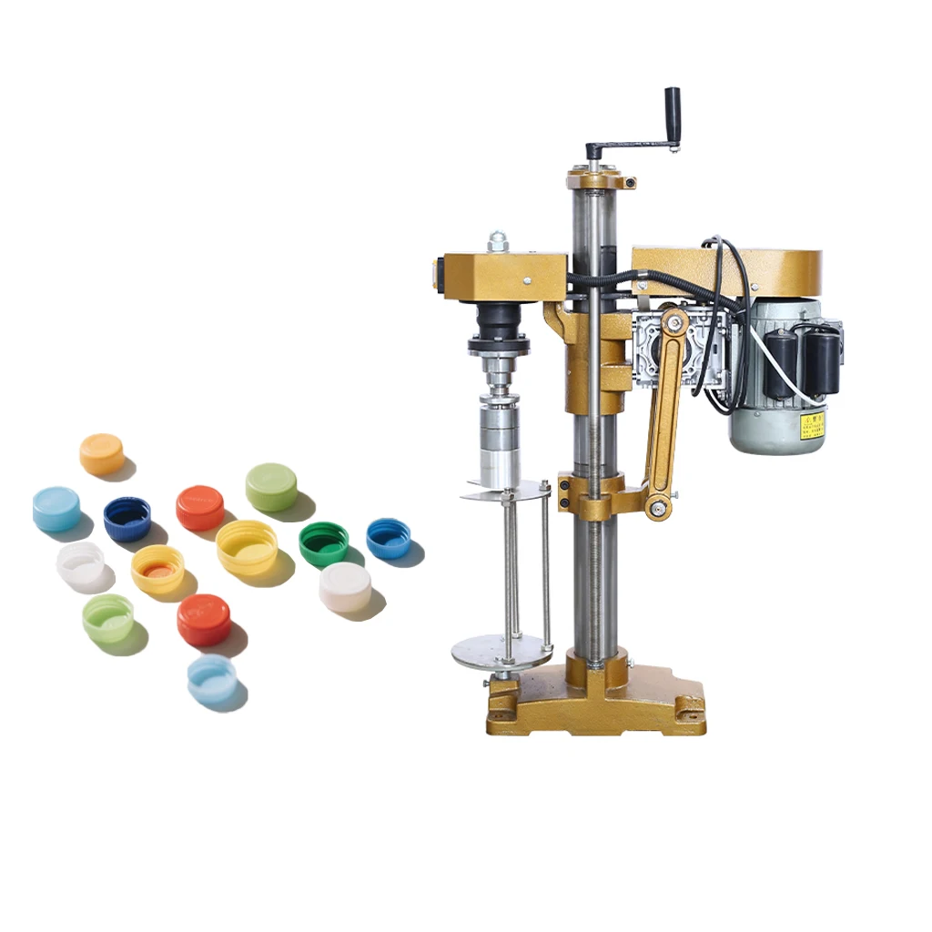 

Semi Auto Cosmetic Plastic Bottle Capper Screw Cap Capping Machine for Shampoo Shower Gel