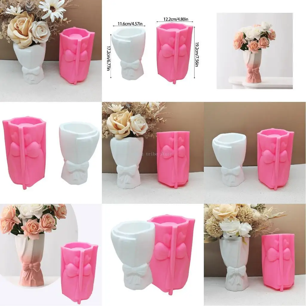 

2025 Новая цветочная ваза Силиконовые формы для изготовления цветочной вазы.