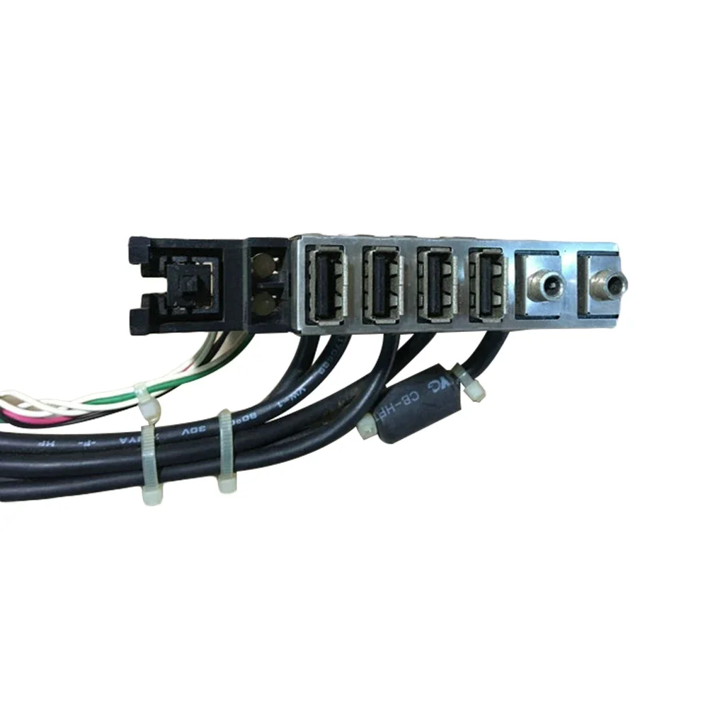 Oryginał 611897 -001 Przycisk zasilania na panelu przednim do HP 6200 8200 6300 8300 4300sff Przedni przełącznik audio USB Kable zasilające