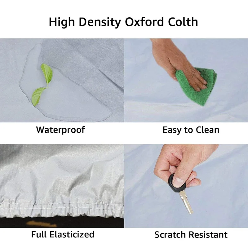 أغطية سيارة كاملة للحماية الخارجية لجميع المواسم لسيارة لكزس LS- مقاومة للغبار والثلج ومقاومة للماء من قماش أكسفورد