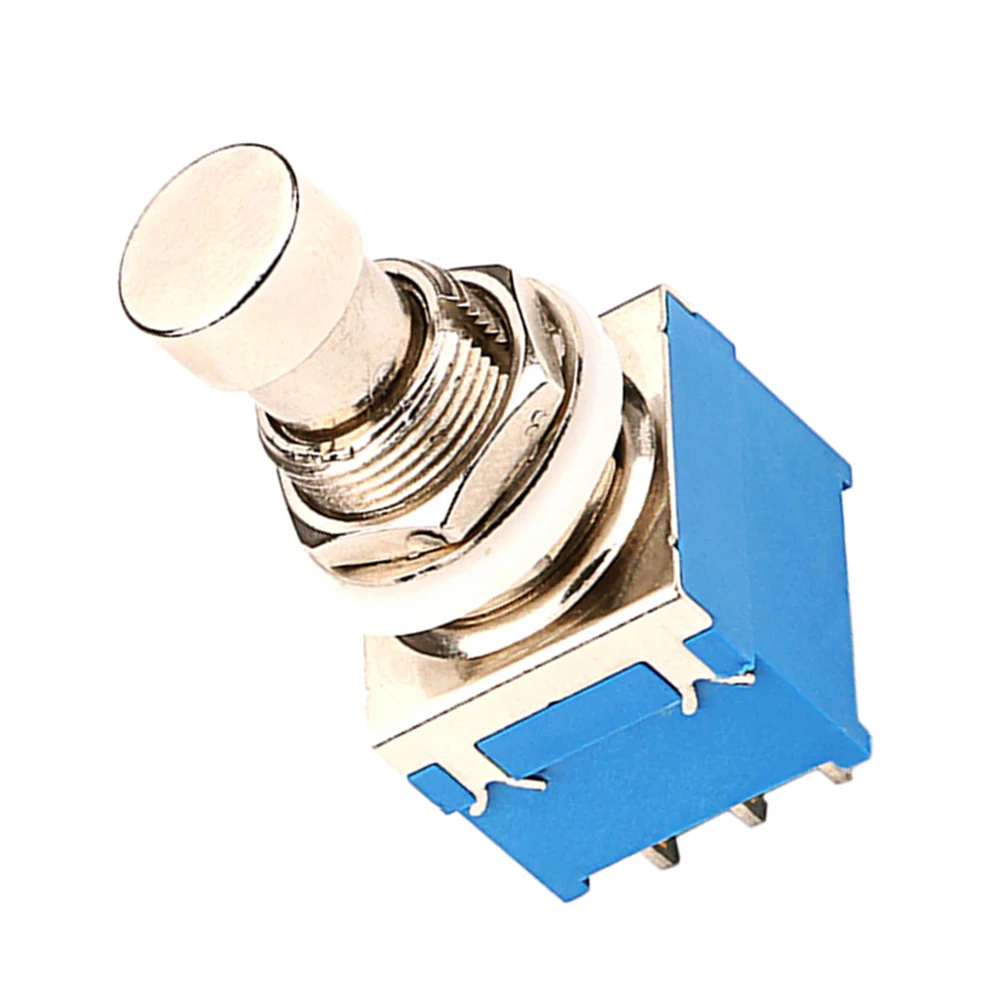

9-Pin Guitar Footswitch Stomp Pedal Metal Durable Latching Switch Guitar Amp Effect Supplies Foot Switch 9 Pin