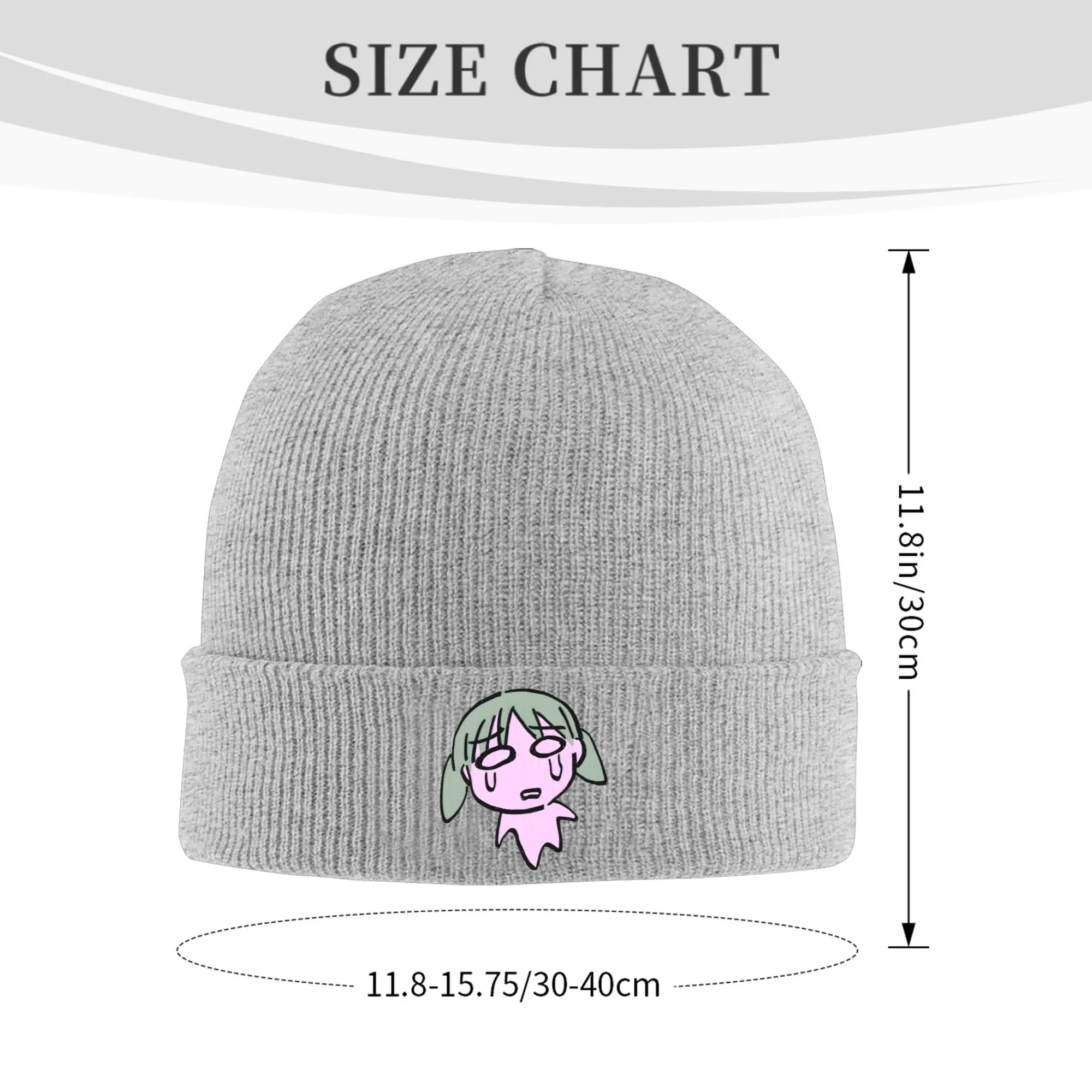 Osaka Autistic Azumanga Daioh Knit Hat Beanies Winter Hats Warm Acrylic  Hip Hop  Cap Men Women Gift,