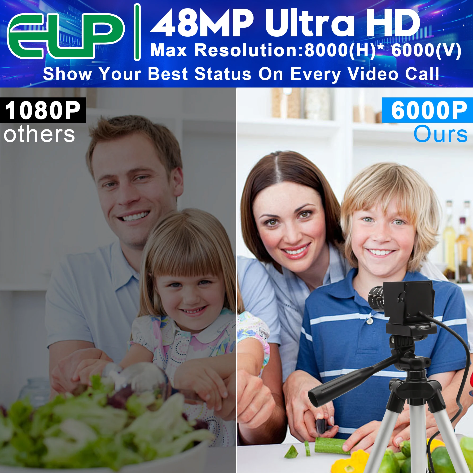 Elp 48MP Usb Camera…
