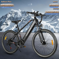 SAMEBIKE RS-A01Men Electric Bike 500W Powerful Motor 36V15AH Battery Adult Riding Electric Bicycle 26-inch Tire City Road E-Bike