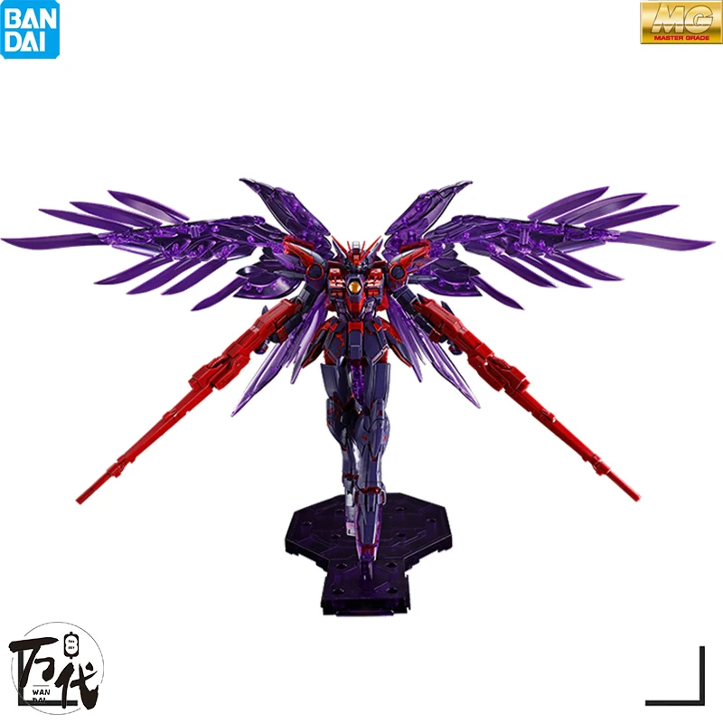 BANDAI PB LIMITED MG 1/100 WING GUNDAM ZERO EW [CROSS CONTRAST COLORS/CLEAR PURPLE] Anime Action Figures Assembly Toy gifts