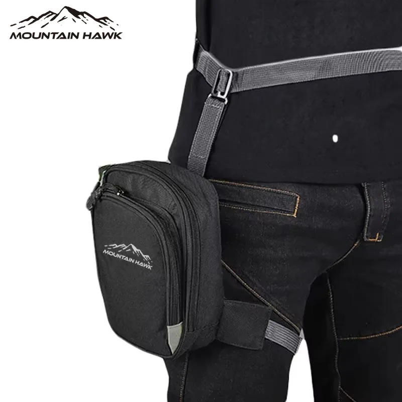 

MOUNTAIN HAWK Motorcycle Leg Bag Waterproof Rider Waist Bag Cycling Bike Crossbody Bag Motorcycle Equipment