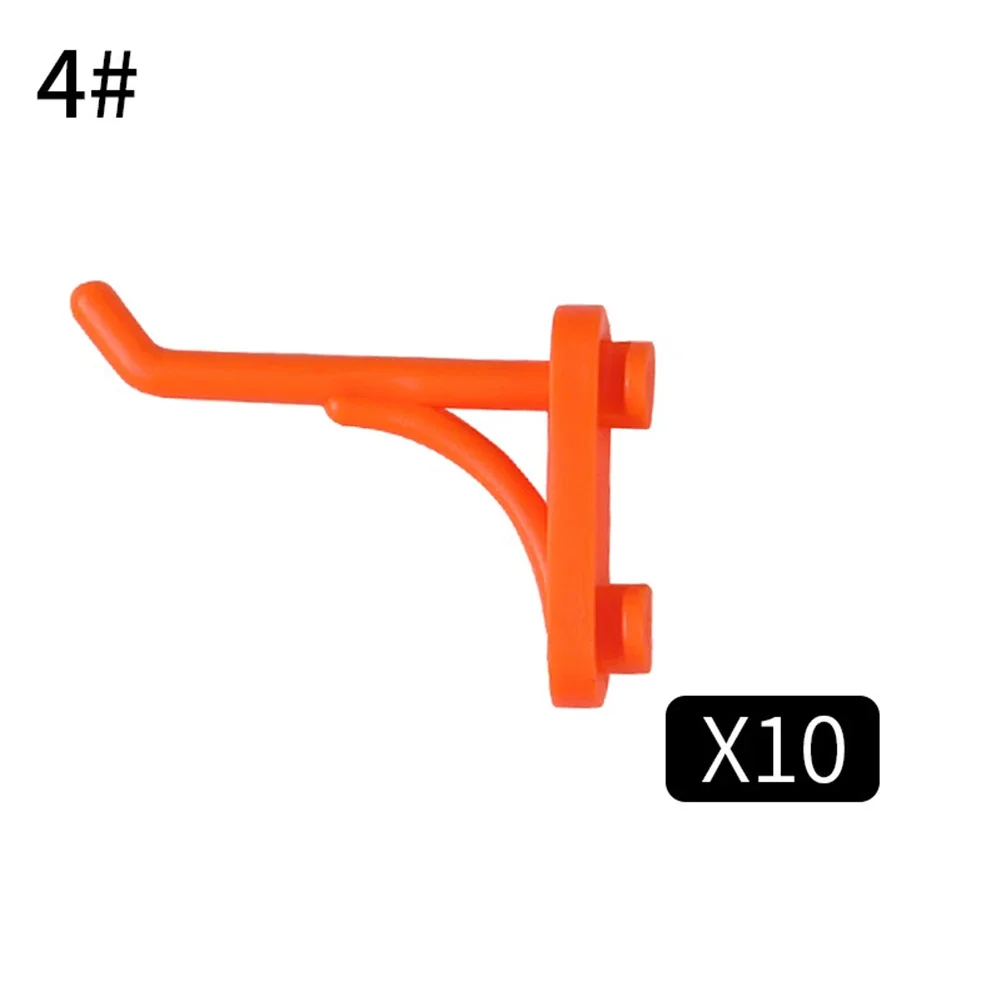 Tool Hanging Board Garage Organizer Hanging Board Hook ABS Material Hang A Variety Of Tools Lightweight Orange Color