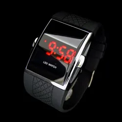 Hot Style Fashion Digital LED Wrist Watch Wristwatch Gifts Kid Boys Men Black Watch For Lover Gift  LL