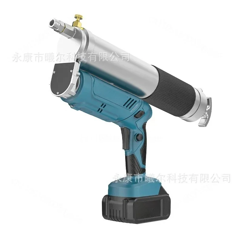 Caterpillar Electric Grease Gun 24V Lithium Battery High Pressure Automatic Manual Oil Injector for Excavator Heavy Duty