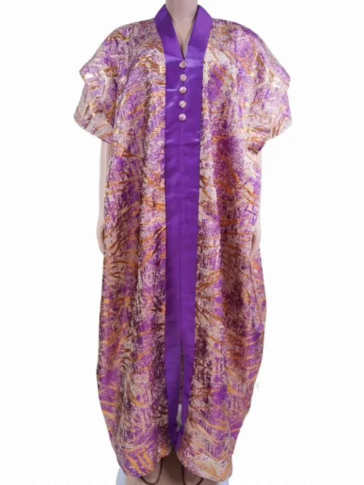 Elegante africano dashiki robe kaftan maxi vestido para as mulheres novo 2025 moda muçulmana abaya poliéster estilo turco vestido africano