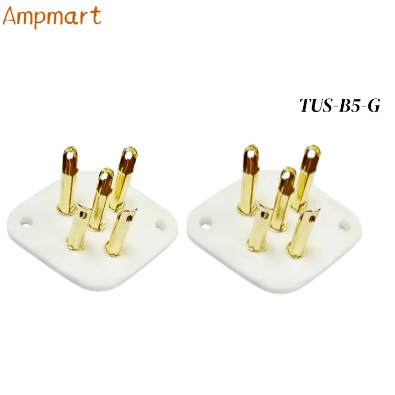 Ampmart TUS-B5 Keramik-Vergoldeter 5-Pin-Röhrensockel, kompatibel mit B4/B5/PX4/PX5/1701 – Detail 4