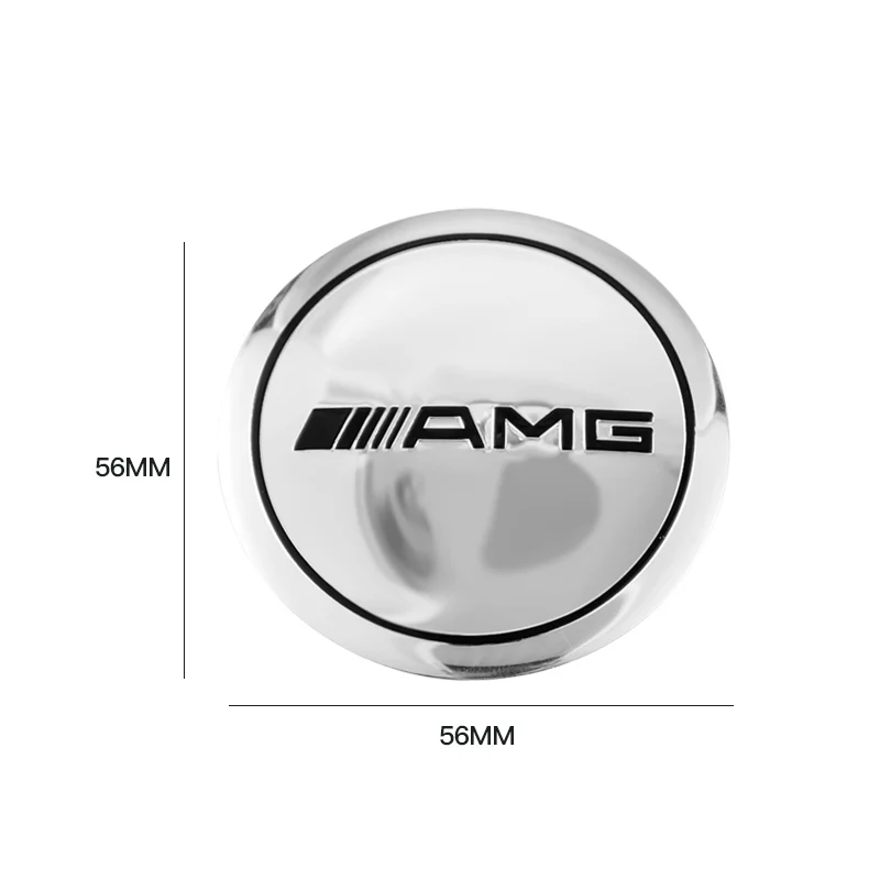 4Pcs 56mm Car Wheel Center Hub Cap Sticker Accessories For Mercedes Benz AMG W204 GLC CLA Brabus Smart Maybach W205 W203 W206