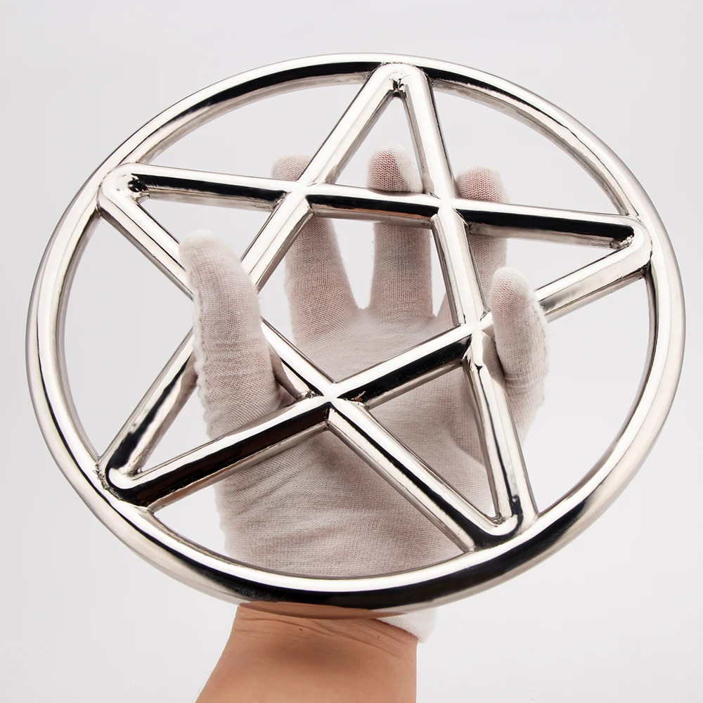 

Metal Pentagram Shibari Bondage Suspension Ring Chasitity Rope Base Stainless Steel Artistic-erotic Suspension Restraints Rings