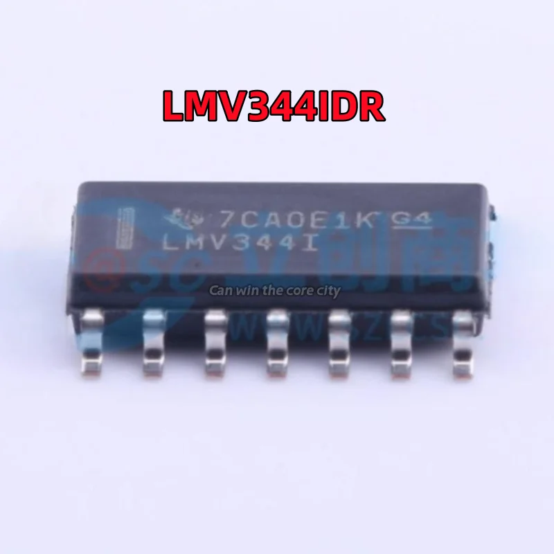 LMV344 LMV344IDR 패치 SOP14 스크린 인쇄, LMV344I 연산 앰프 칩 정품, 50 개/로트, 신제품