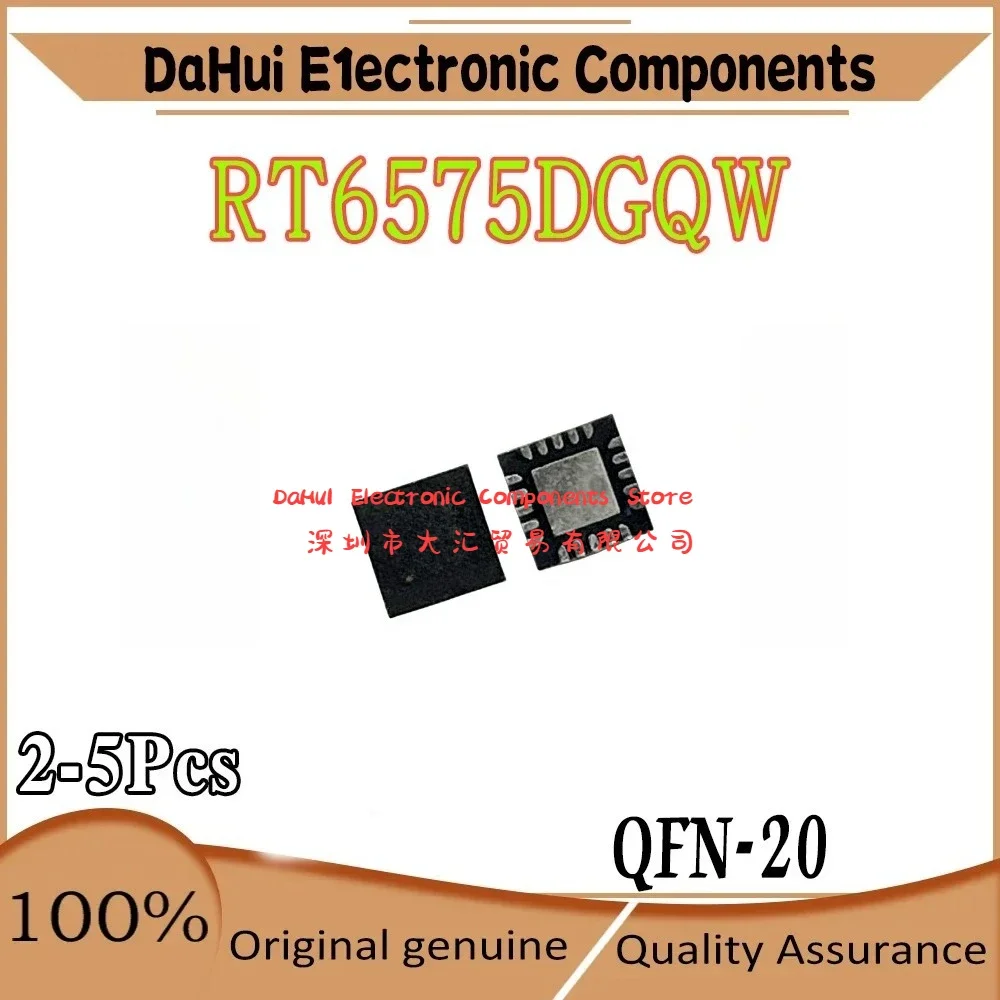 2-5 Pcs  Brand New Original RT6575DGQW RT6575D 5X=1E 5X=.. QFN-20 Chipset In DAHUI Stock
