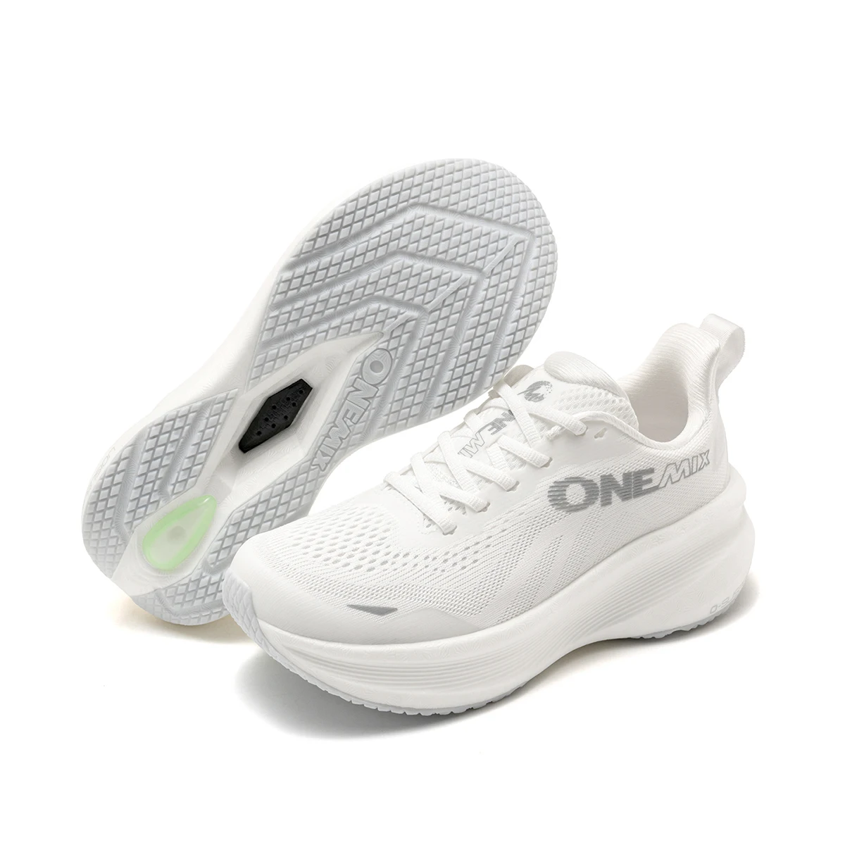 ONEMIX Women Lightweight Breathable Mesh Sneakers Shock-Absorbing Non-Slip Soft-Sole Running Shoes for Fitness And Versatile