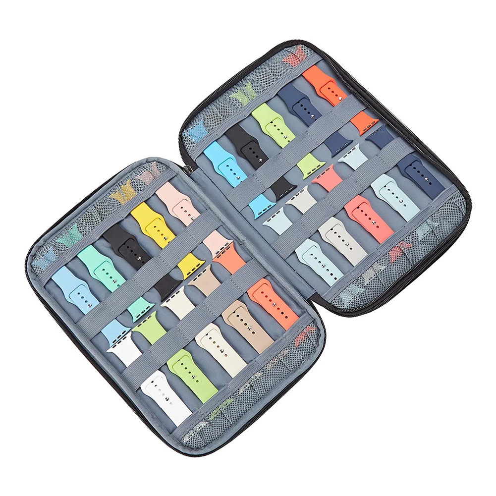 Коробка для хранения ремешка для часов Apple Watch, дорожная сумка для ремешков, сумка для хранения ремешков для умных часов, женская коробка для хранения