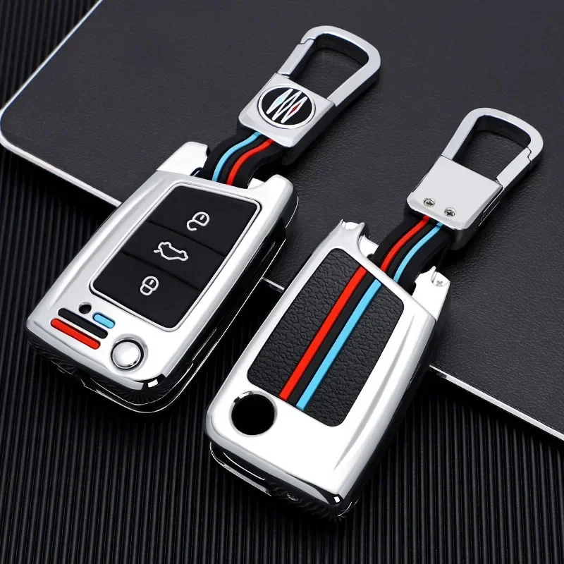 Car Remote Key Case Cover Shell For VW Volkswagen Golf 7 MK7 Tiguan MK2 For SEAT Ateca Leon FR 2 Ibiza For Skoda Octavia A7