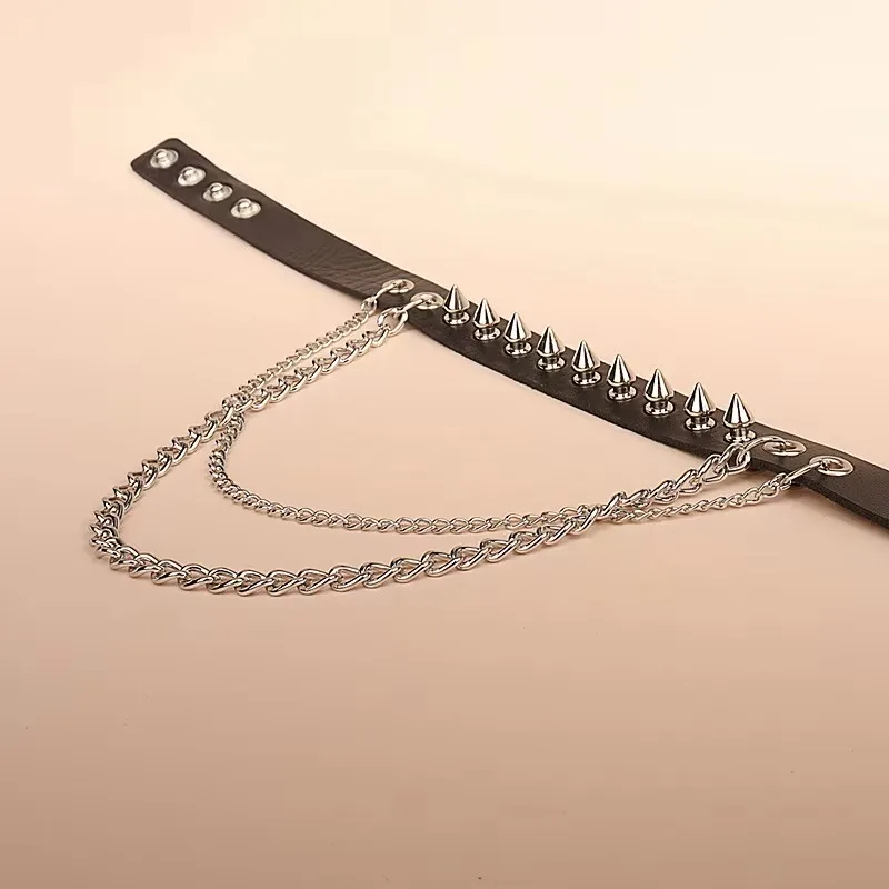 Anime Oosaki NANA Cosplay Necklace Gothic Punk Chain Necklace Neck Strap Cosplay Halloween Jewelry Accessories