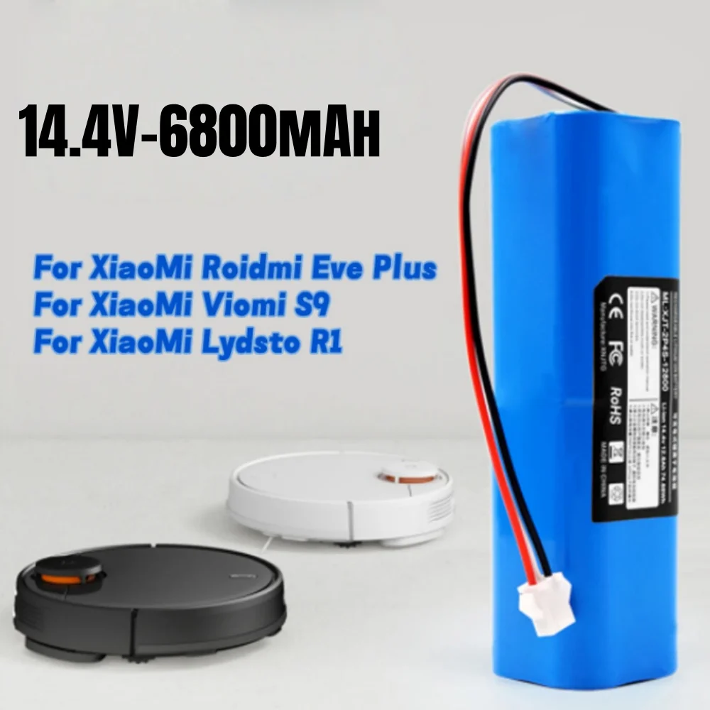 

Литий-ионный аккумулятор AIMJIN 6800 мАч для пылесосов Lydsto R1, Roidmi Eve Plus, Proscenic M7 MAX, M7 Pro, M8 Pro, U6, Lenovo LR1