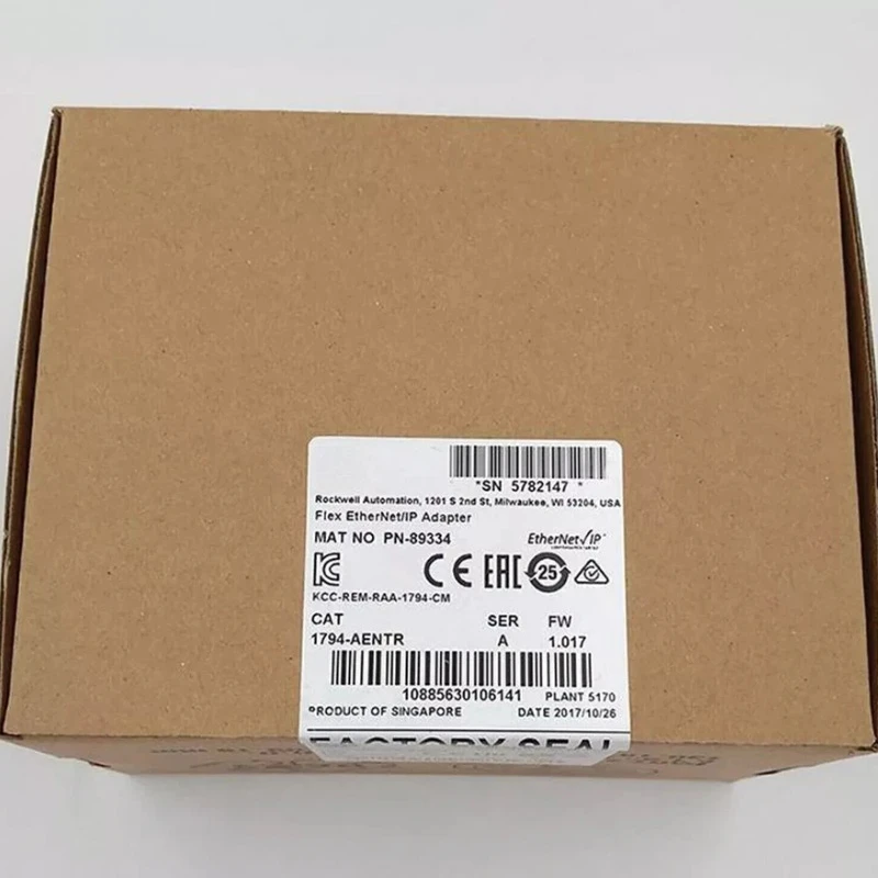 

Brand new orignial 1794-AENTR Redundant Adapter Module In Box Fast delivery
