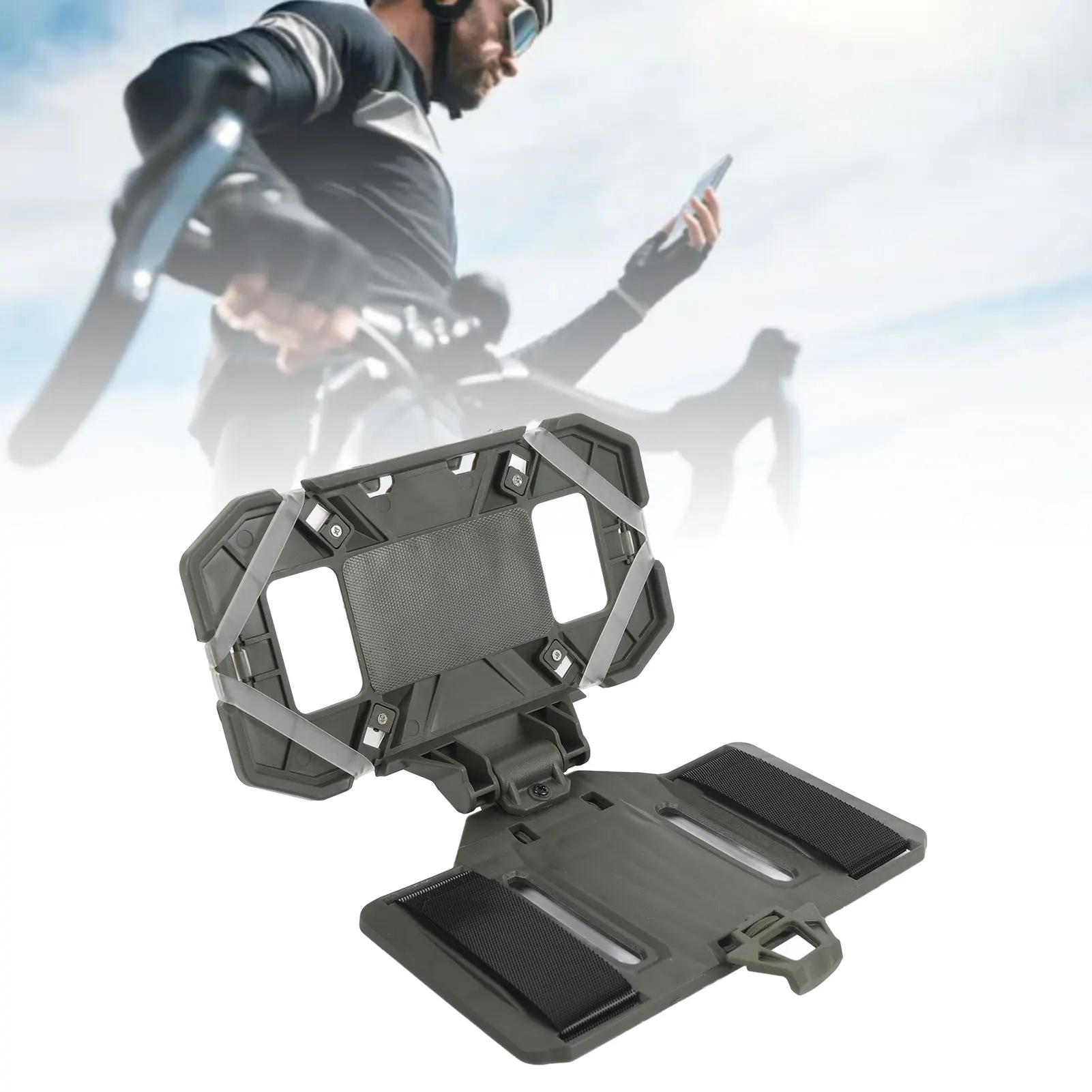 

Chest Phone Board Carrier Lightweight Foldable Navigation Phone Board Easy Install Multifunctional for Screen Size 4.7in-6.7in