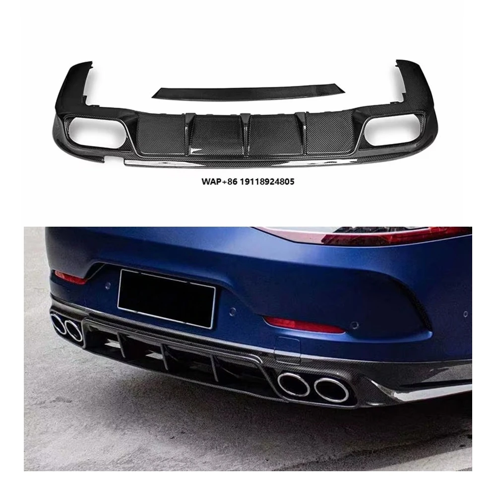 

New Condition Prepreg Dry Carbon Fiber Bodykit Rear Diffuser Bumper Lip Spoiler Splitter for Benz AMG GT43 GT53 GT50
