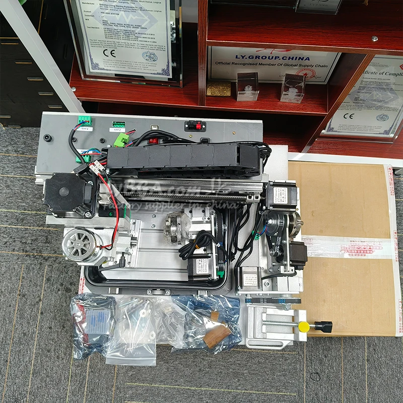 Square Line Rail  Machine 3020 3/4/5 Axis PCB Milling & Drilling Wood Carving Engraving Machine for DIY Prototyping