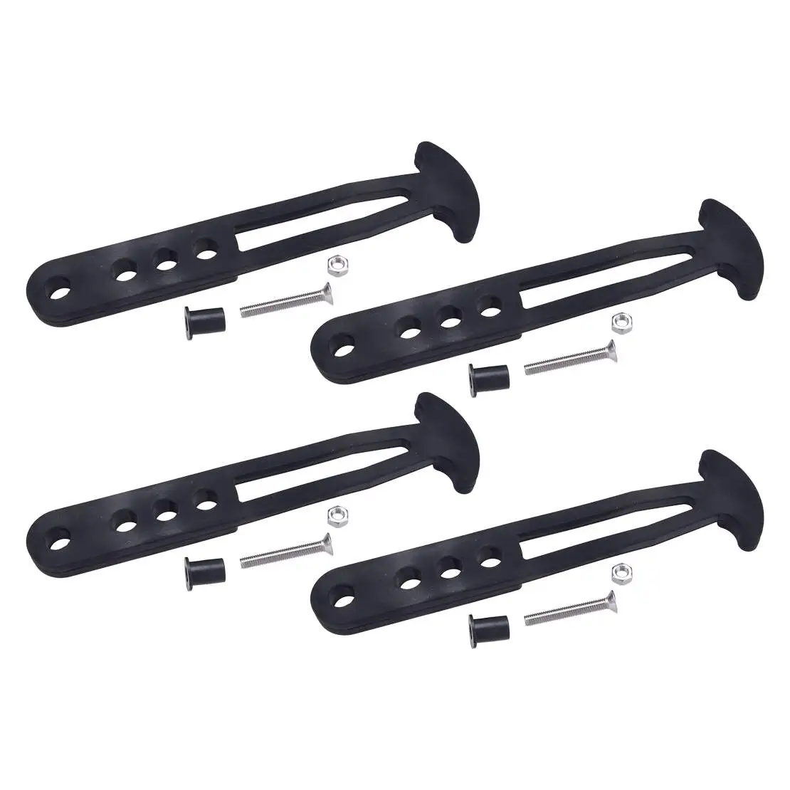 

4 Sets 4-Hole Marine Telescoping Ladder Straps Retainers For Yachts Jet Boats F1C-U5191-00-00