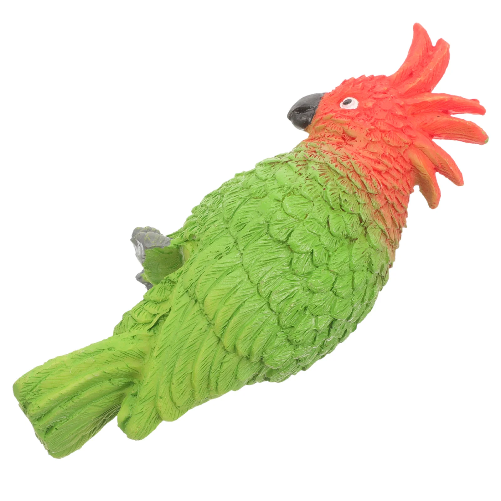 

Parrot Fish Tank Hanging Ornament Aquarium Decor Landscape Parrot Adornment Miniature Bird For Gardening Diy Decoration