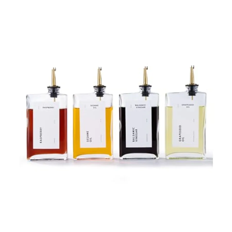 

Olive Oil Dispenser for Kitchen, Cooking Oil and Vinegar Dispenser Set, Olive Oil Bottle, Soy sauce dispenser, coffee syrup bot
