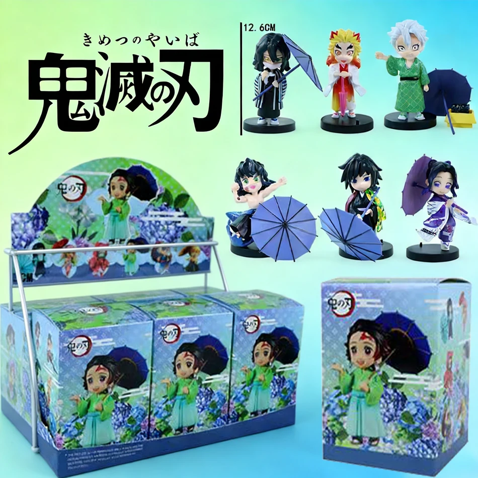 

Аниме-фигурки Demon Slayer: Серия «Сливовый дождь» (Blind Box) — Камадо Танджиро, Агацума Зеницу, Камадо Незуко, Хашибира Иноске