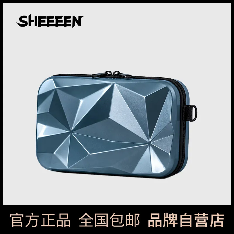 Sheeeen Polyester Crossbody Shoulder Bag Water Resistant Compact Daily Commute Travel Handbag Portable Travel Accessories
