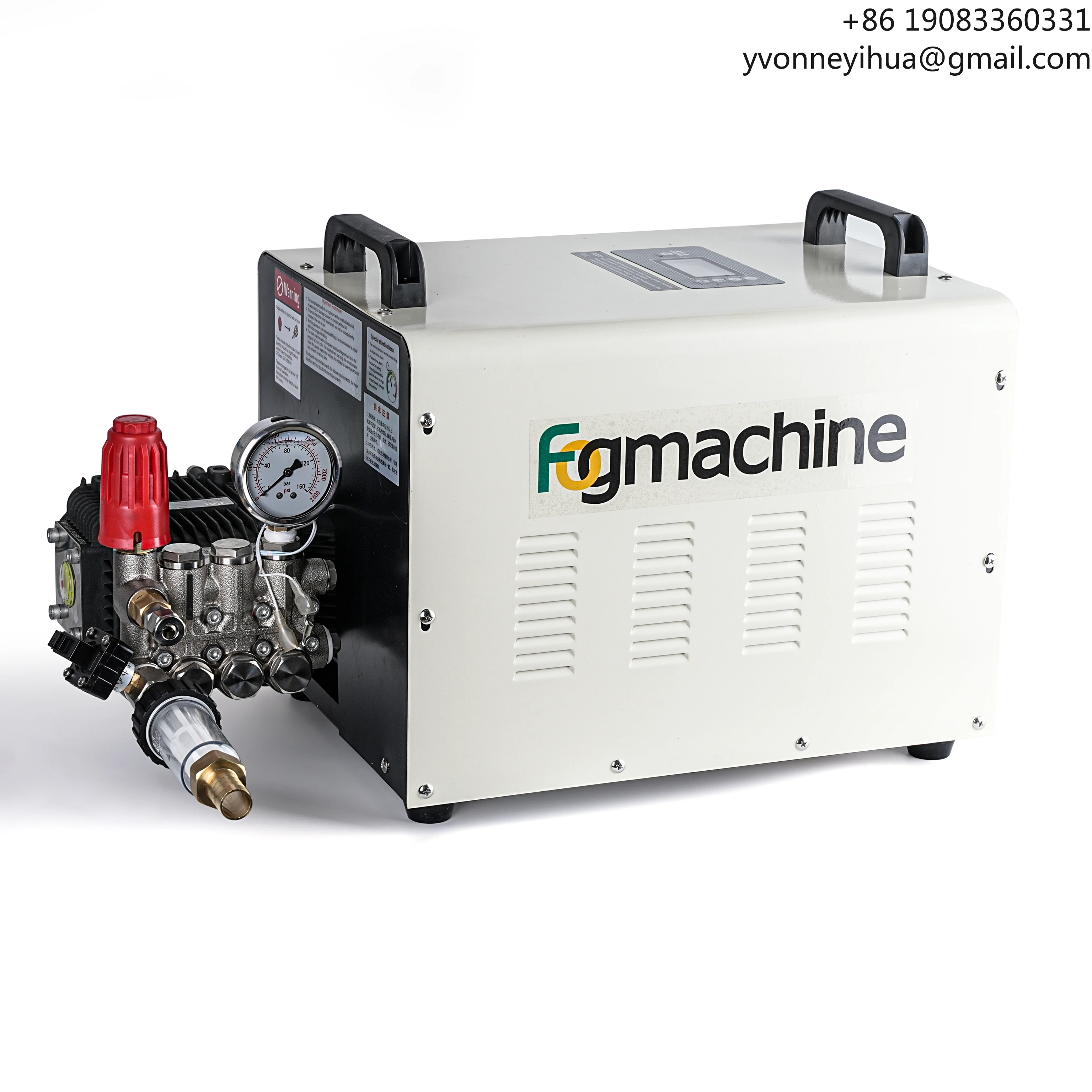 

Туман высокого давления, машина для распыления воды, система охлаждения тумана, мощность тумана с двигателем высокого насоса 15 л 3 кВт