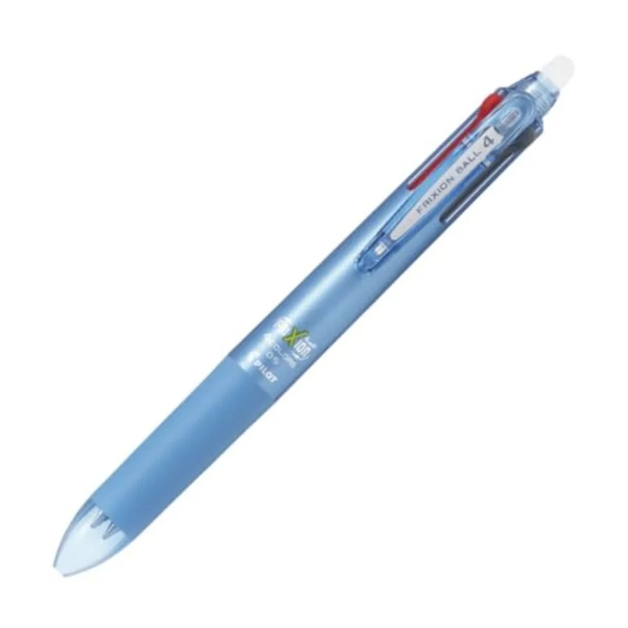 

Frixion 4 Color Ballpoint Pen, Light Blue Body LKFB-80EF-LB