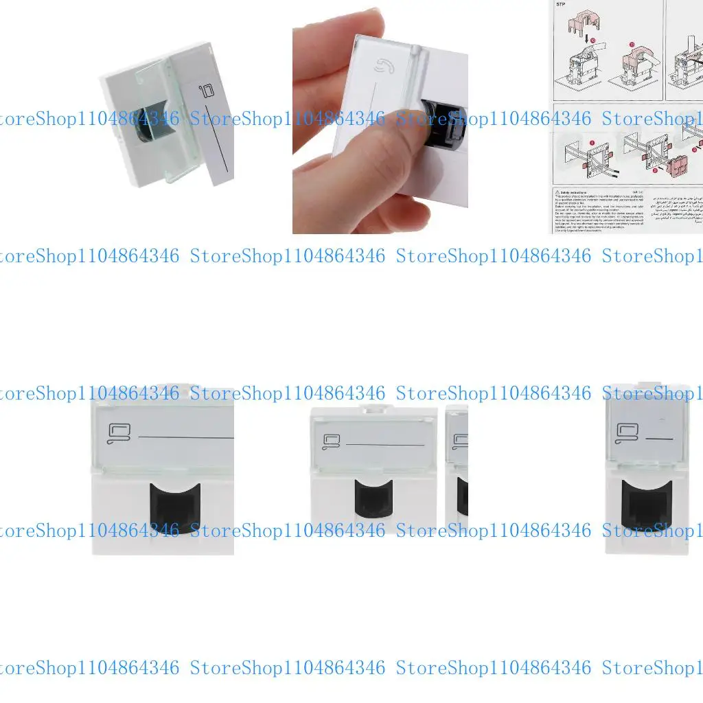 5Asd Cat6 directement via le module réseau RJ45 Connector Information Socket ETH JOC