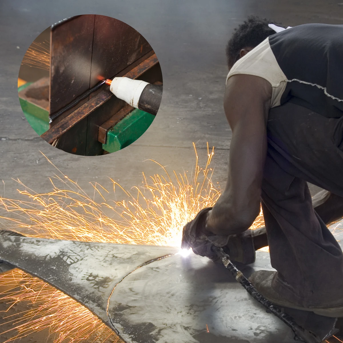 

30Pcs 40a Plasma Machine Consumable Kit Electrode Nozzle Anti-Corrosion Rust-Proof Long Service Life Plasma Cutter Consumable