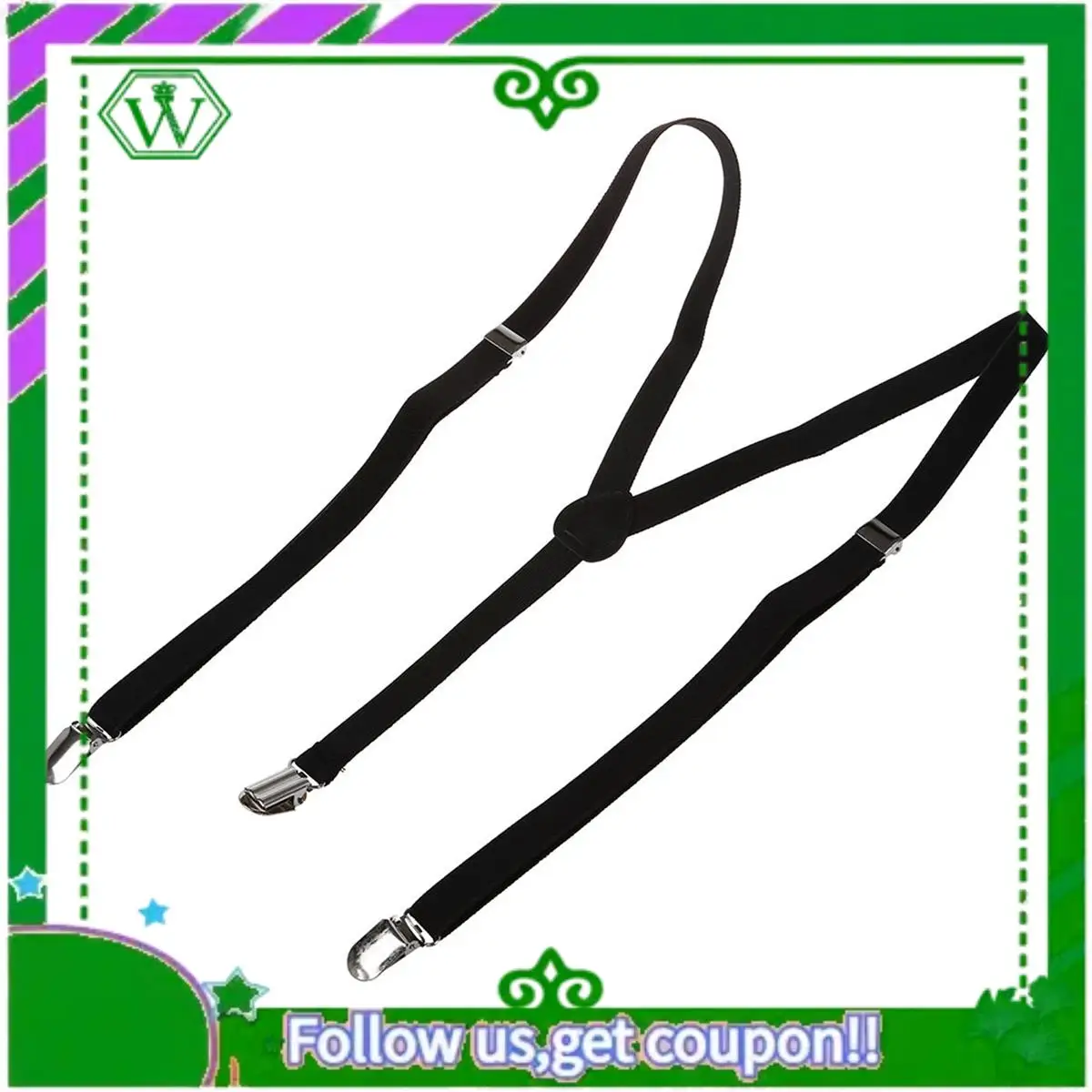 A18P-3X الكبار قابل للتعديل مشبك معدني الحمالات المرنة الأقواس السوداء #6