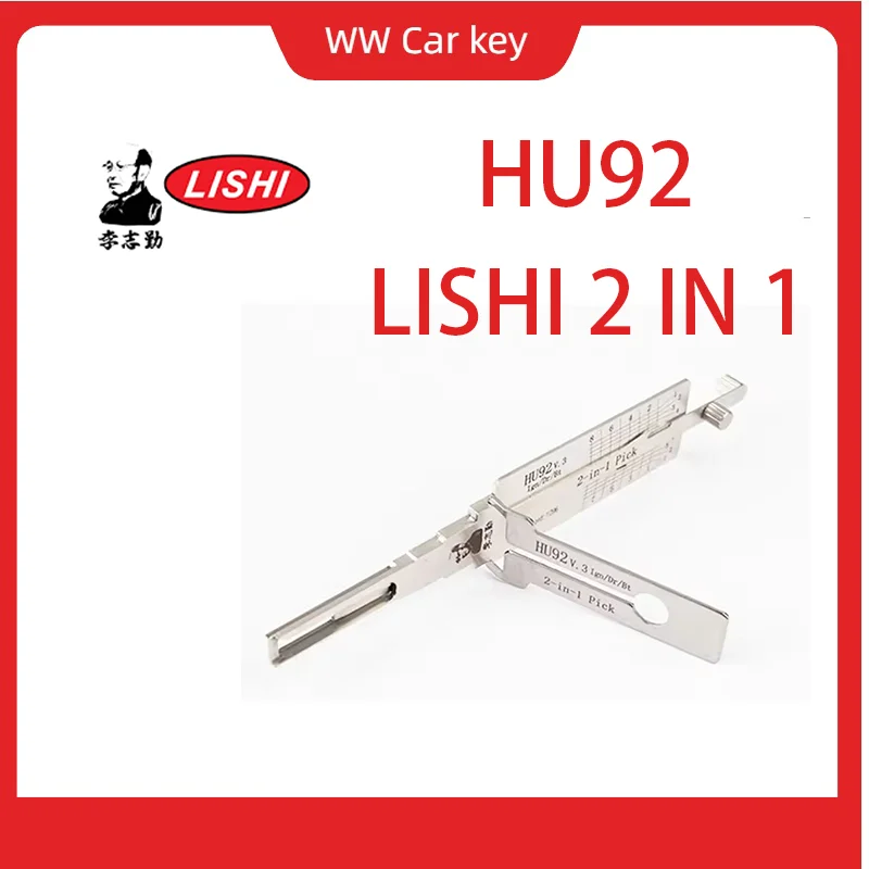 لسيارات BMW قفل اختيار أداة فتح قفل السيارة أدوات الأقفال الصين المورد الأصلي LISHI HU92 V.3 IGN DR BT HU 92 2 في 1 #1