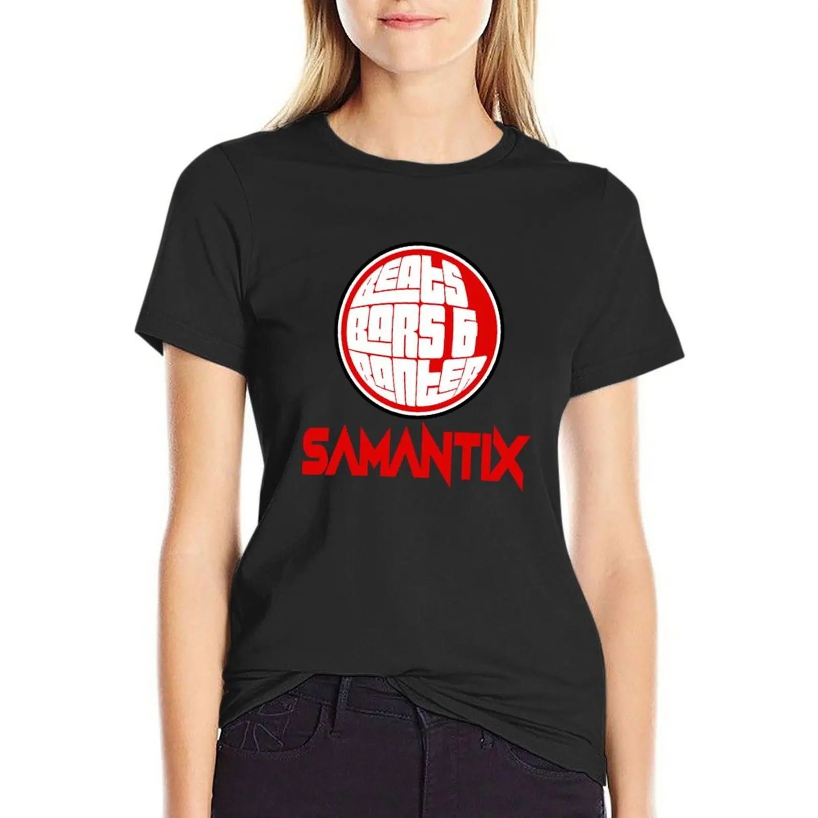 Beats, Bars & Banter - SAMANTIX T-Shirt cute clothes vintage clothes oversized workout shirts for Women