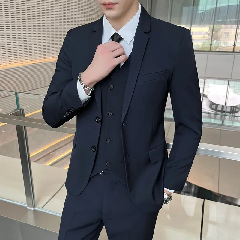 3378 Men's casual suits slim fit business suits Korean style