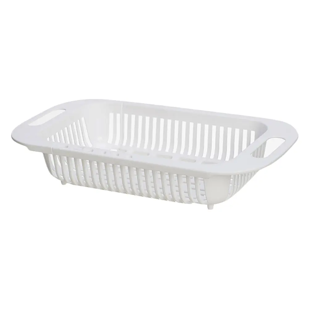 

Vegetable Sink Drainer Multifunctional Plastic Telescopic Utensil Drying Basket