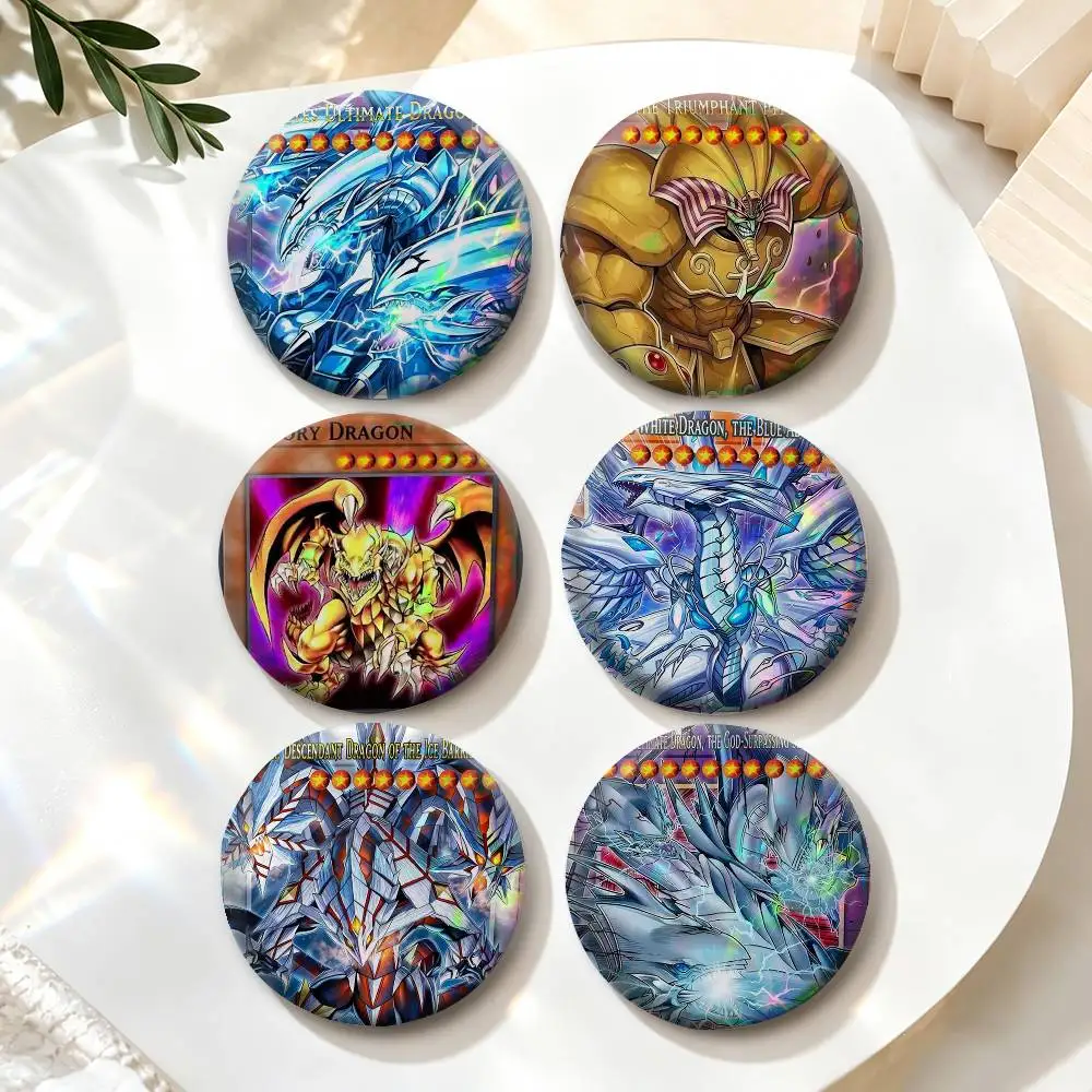 Y-Yu-Gi-Oh Victory Dragon  Badges Creative Tinplate Button PinsBrooch Badge Clothes Backpack