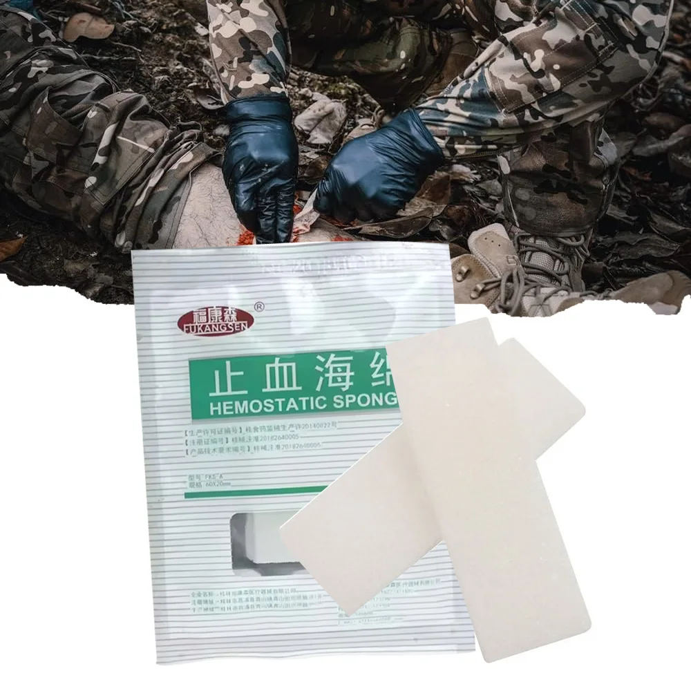 2pcs/bag Medical hemostatic sponge hemostatic sponge trauma hemostatics oral material wound Care