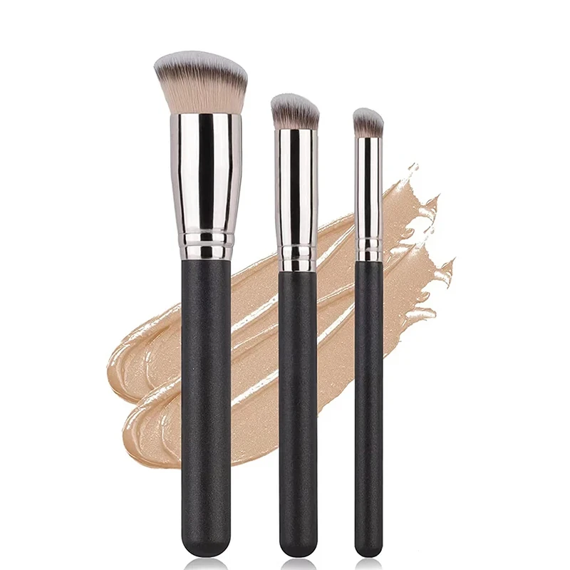 Foundation Concealer Pinsel Premium Contour Rouge Pinsel Flawless Under Eye Dichter Gesichts-Make-up-Pinsel zum Mischen