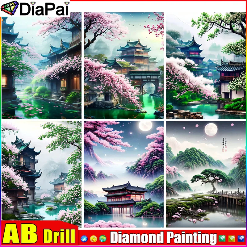 DIAPAI AB 5d Diamond Painting Full Square/Round 