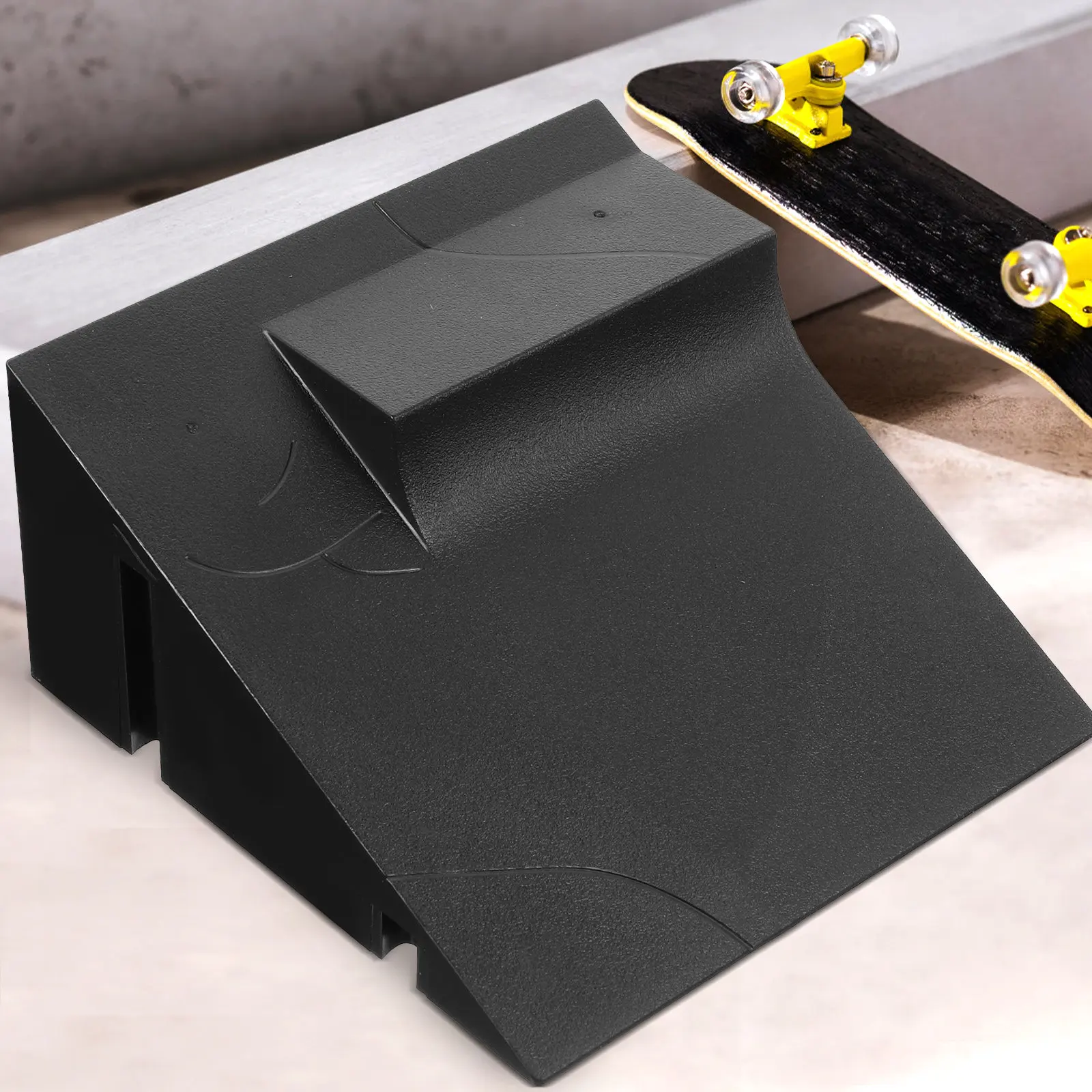 Finger Skateboard Ramp Park Plastic Premium Fingerboard Obstacle Kit Skate Supply for Kids Coordination Fingerboard Ramps