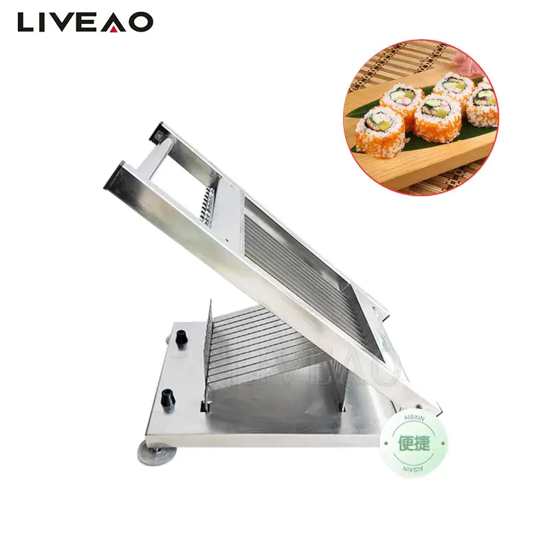 

Manual Cheese Butter Block Cutting Machine Sausage Tofu Cutter Slicer Sushi Roll Cutter