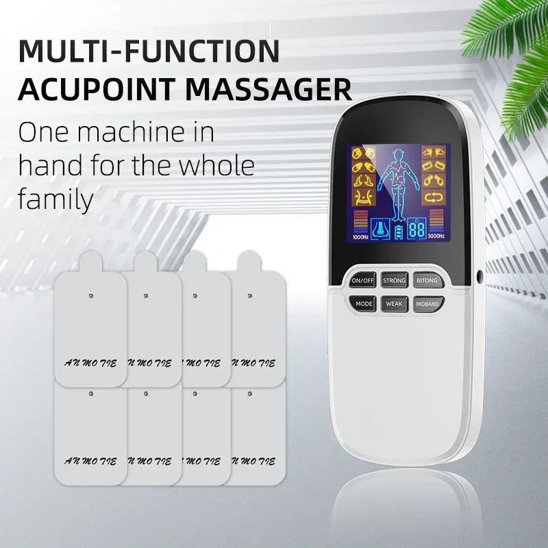 TENS Unit EMS Muscle Stimulator Pain Relief Therapy Sciatica Neck Back Pain Portable Stim Machine Muscle Recovery Machine